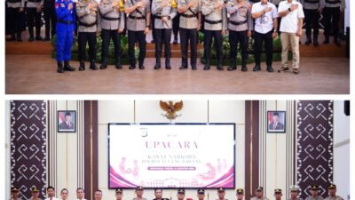 Kapolres Tulang Bawang Pimpin Sertijab Kasat Narkoba, Tegaskan Komitmen Perang Melawan Narkoba
