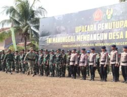Danrem 043/Gatam Hadiri Penutupan TMMD ke-129 Kodim 0412/LU