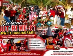 Ratusan Warga Tumpah Ruah, Semarak HUT RI ke-81 RW 01 Banjarsari Penuh Kebersamaan