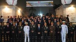 Danrem 043/Gatam Hadiri Apel Kehormatan dan Renungan Suci HUT ke-81 Kemerdekaan RI