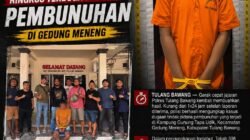 Kurang dari 24 Jam, Tim URC bersama Tekab 308 Satreskrim Polres Tulang Bawang Ringkus Terduga Pelaku Pembunuhan di Gedung Meneng