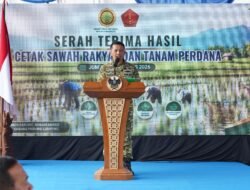 Tanam Perdana di Tulang Bawang, Danrem 043/Gatam Tegaskan Komitmen Swasembada Pangan