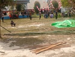 Peringati HUT ke-81 Kemerdekaan RI, SMP Negeri 06 Satap Kendawangan Gelar Perkemahan dan Berbagai Lomba
