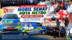Kado Kemerdekaan untuk Warga, Mobil Sehat Kota Metro Resmi Meluncur