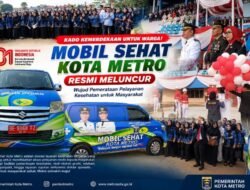 Kado Kemerdekaan untuk Warga, Mobil Sehat Kota Metro Resmi Meluncur