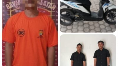 Motor Digondol dari Gudang Saat Korban Terlelap, Pelarian Berujung di Tangan Tim URC Polres Tulang Bawang