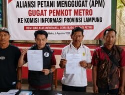 Aliansi Petani Menggugat Tempuh Jalur Sengketa Informasi, Pemkot Metro Digugat ke Komisi Informasi Provinsi Lampung
