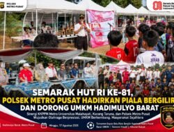 Semarak Kemerdekaan di Hadimulyo Barat, Polsek Metro Pusat Bersinergi dengan Mahasiswa dan Karang Taruna