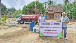 PT.SPM 1 mesuji Salurkan Bantuan Air Bersih untuk Warga Di dua desa