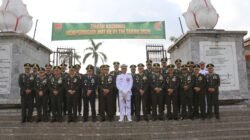 Kasrem 043/Gatam Hadiri Ziarah Nasional HUT ke-81 TNI di TMP Tanjung Karang