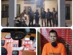Polisi Gerebek Transaksi Sabu di Perkebunan Sawit, 58,24 Gram Narkotika dan 2 Butir Inex Disita