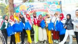 Komunitas Senam Idaman (IDM) Giat Berbagi, Peduli Untuk Kota Metro