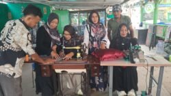 Pesantren Bank Sampah Bahagia Gelar Pelatihan Menjahit Kain Percak