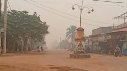Sp8 desa selimatan jaya Kendawangan masih di kepung kabut asap