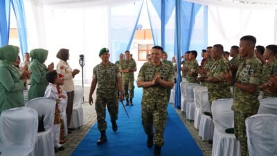 Turun Langsung ke Tulang Bawang, Danrem 043/Gatam Perkuat Soliditas Prajurit dan Keluarga